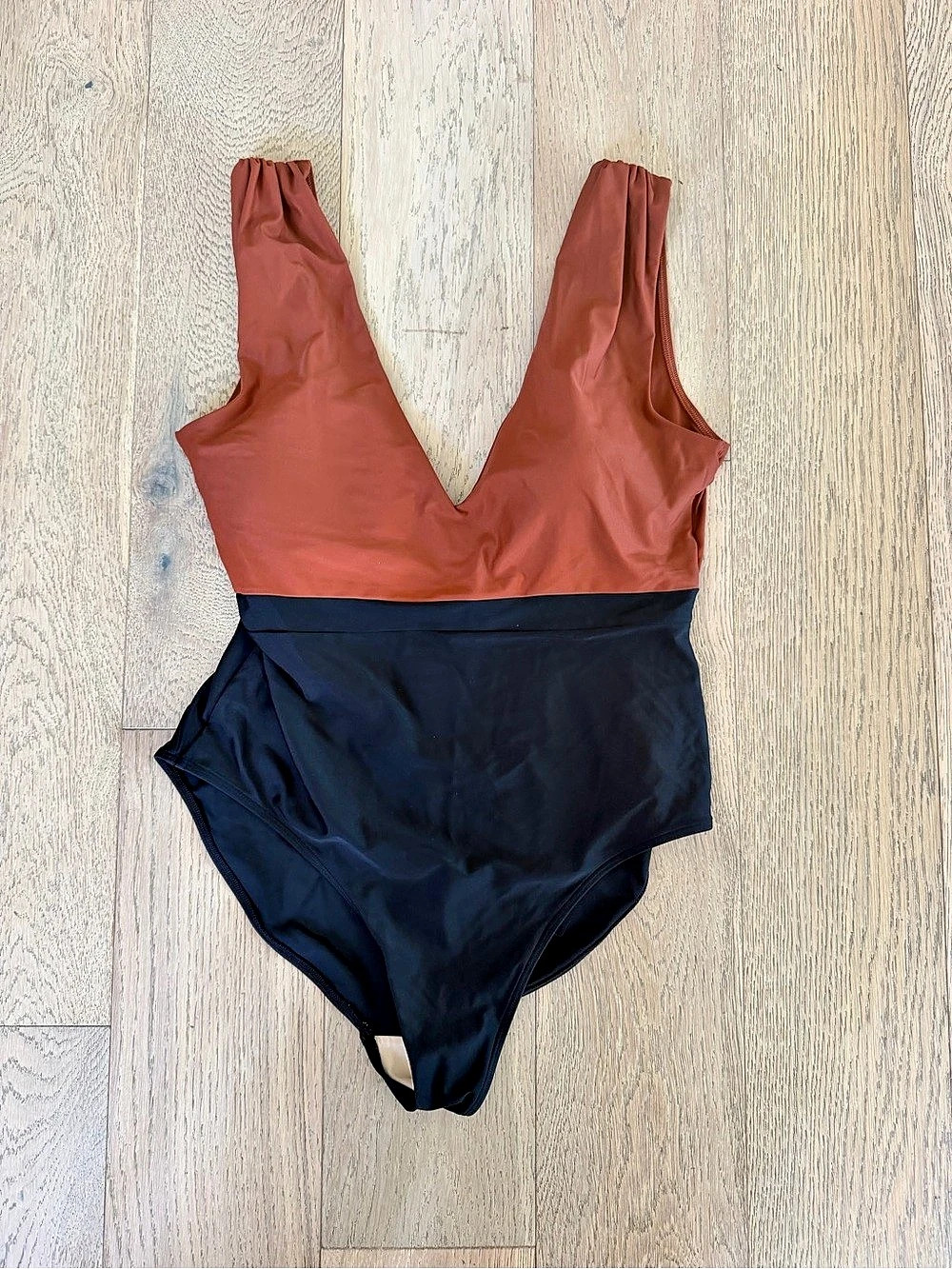 SUMMERSALT One-Piece Swimsuit Black & brown Size 12